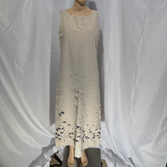 JohnPaulRichard Dresses & Skirts - Uniform Petites John Paul Richard 100% Linen with Flower accent Women's SP